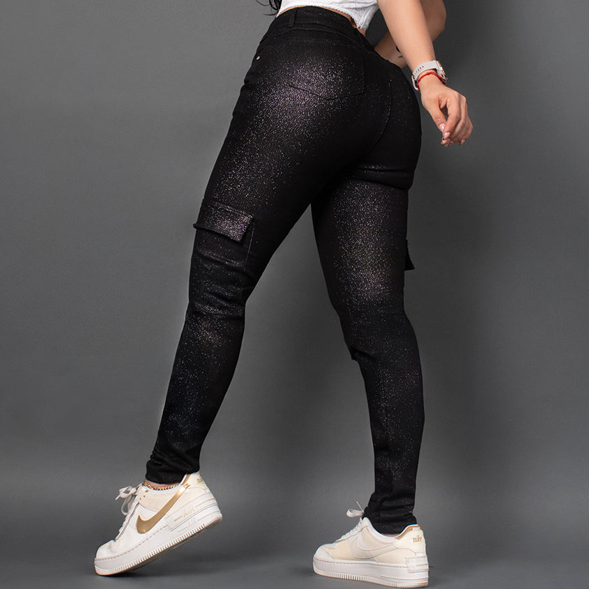 Jeans Glowing cargo ref 7110