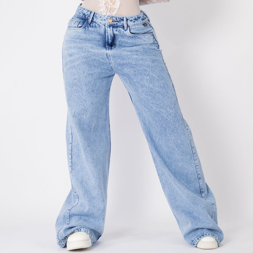 Jeans baggy tono claro ref 7017