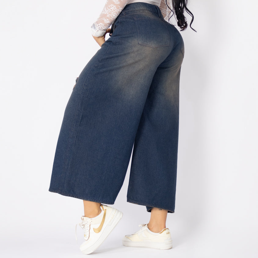 Jeans Balloon tono oscuro  ref 7015