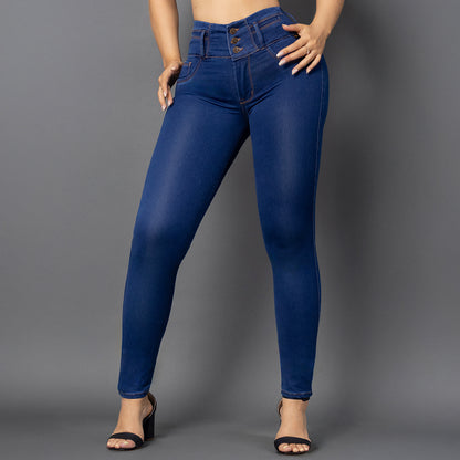 Jeans skinny tono medio ref 7068