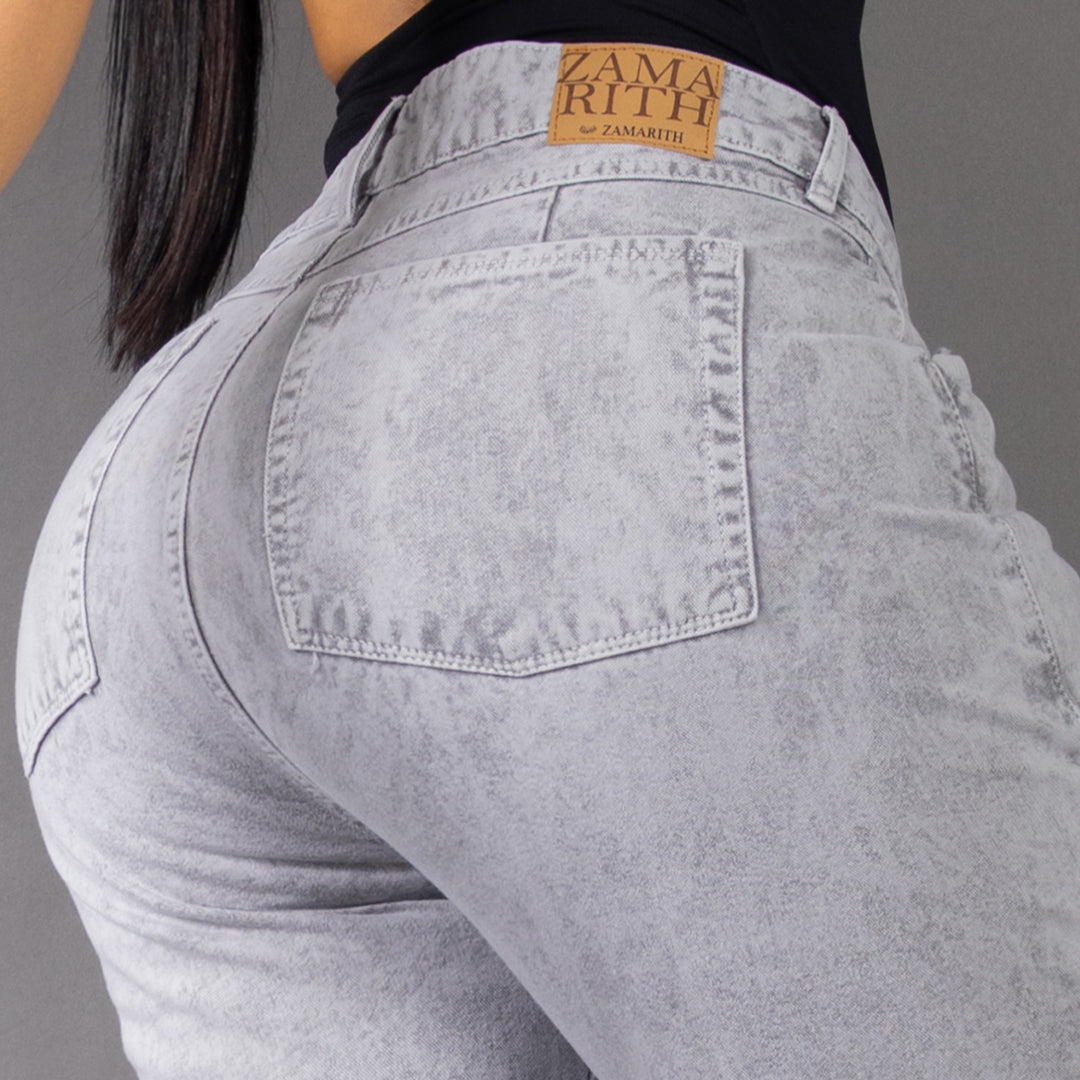Jean Cargo Wide Grey