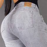 Jean Cargo Wide Grey