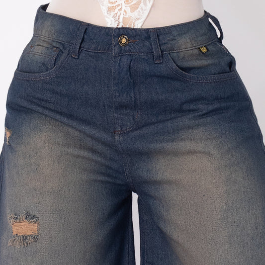 Jeans Balloon tono oscuro  ref 7015