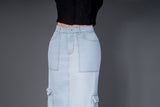 Falda cargo clara ref 7136-01