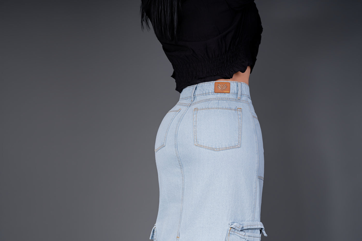 Falda cargo clara ref 7136-01