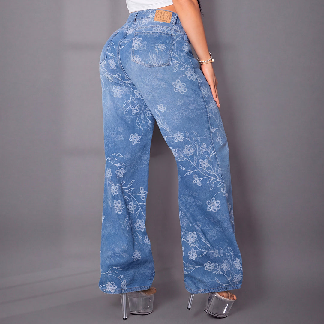 JEANS MUJER VITTORIA JACQUARD