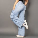 Jeans cargo tono claro ref 7071