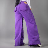 Jean Wide Leg Unravel Amatista
