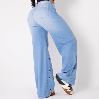 Jeans wide flare ref 7020