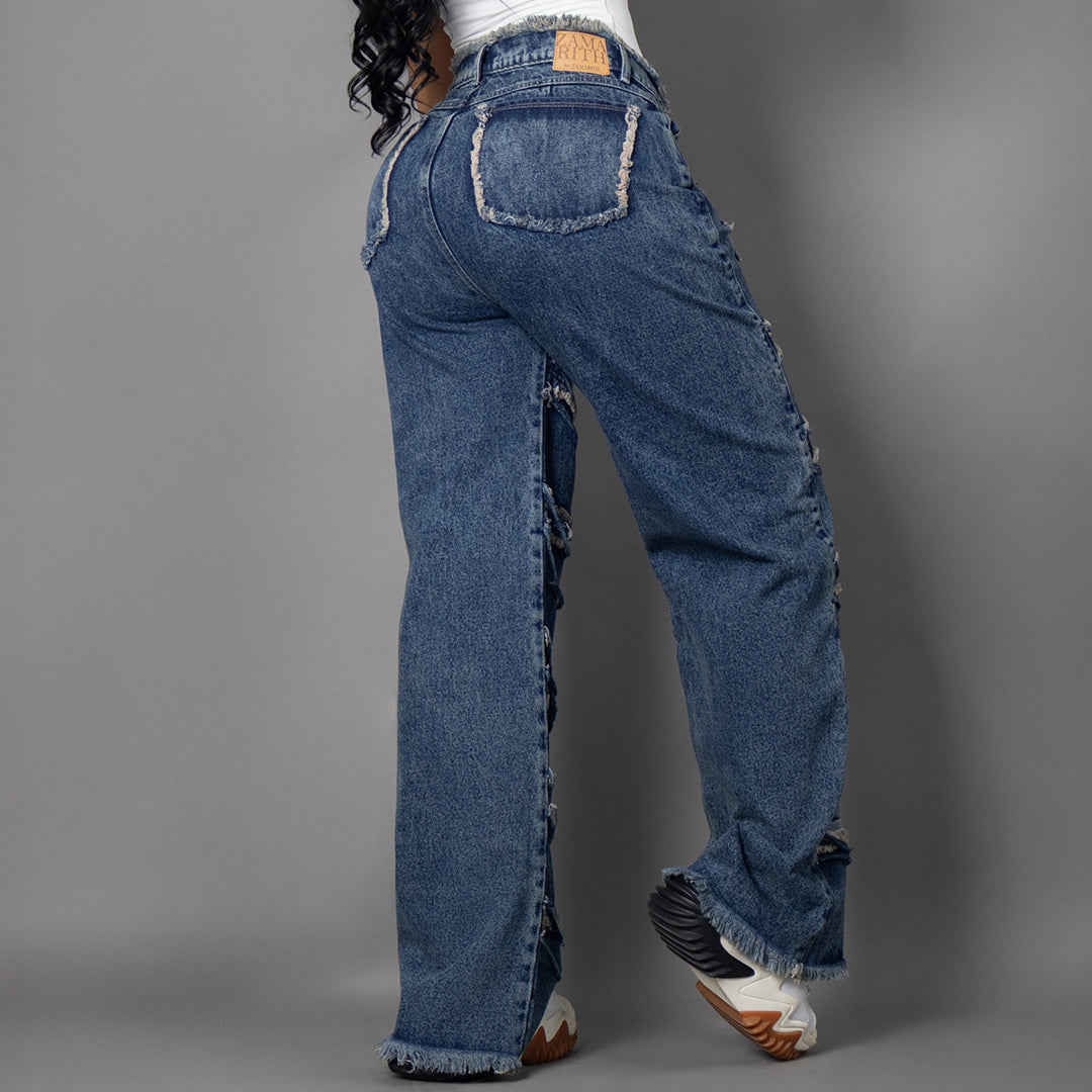 jean denim azul oscuro ref 8044