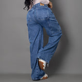 Jeans denim azul ref 8048