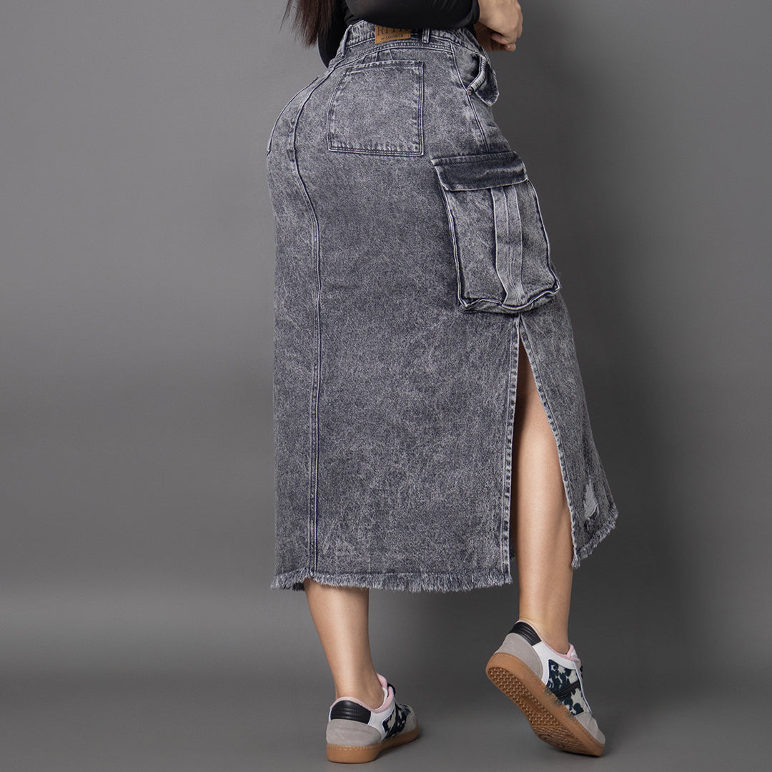 Maxifalda cargo oscura ref 8036