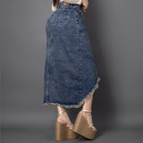 Falda denim premium ref 8050