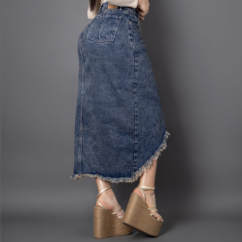 Falda denim premium ref 8050