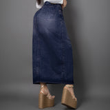 Falda denim premium clasica ref 8052-1
