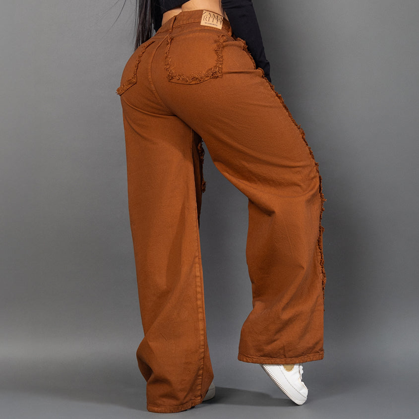 Jeans baggy star Mocca ref 7150