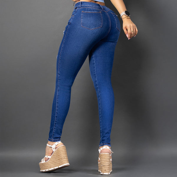 jeans clasico tono oscuro ref 7009-01