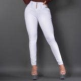 Jeans skinny blanco ref 7100