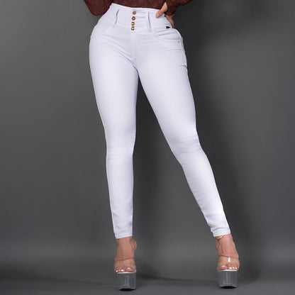 Jeans skinny blanco ref 7100