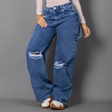 Jeans denim azul ref 8048