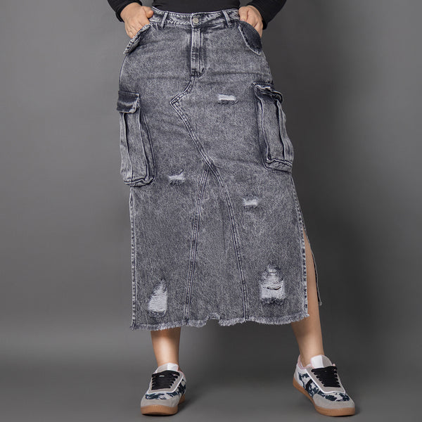 Maxifalda cargo oscura ref 8036