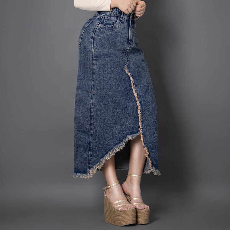 Falda denim premium ref 8050