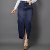 Falda denim premium clasica ref 8052-1