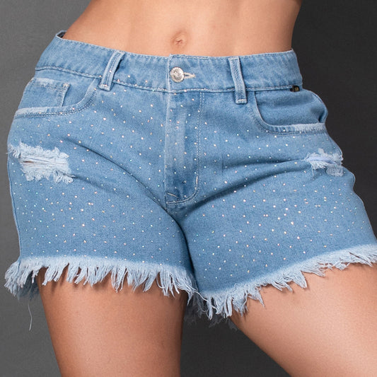 Short claro brillos ref 6000