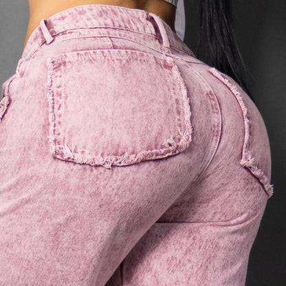 Jeans baggy Rosa ref 7093