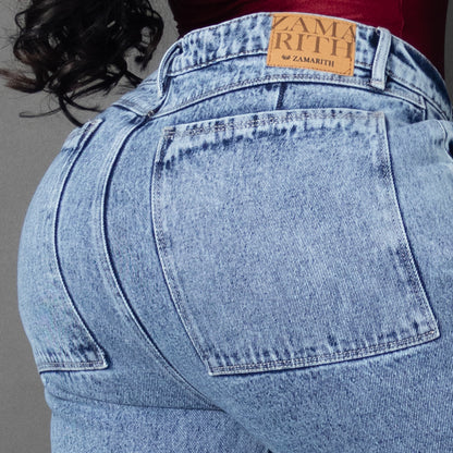 Jeans cargo tono claro ref 7002