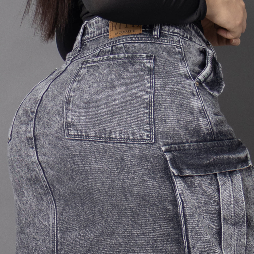 Maxifalda cargo oscura ref 8036