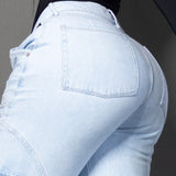 Jeans cargo hielo ref 7073