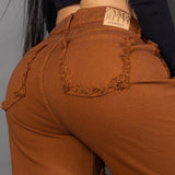 Jeans baggy star Mocca ref 7150