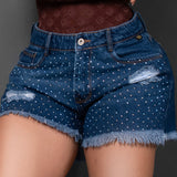 Short oscuro brillos ref 6146
