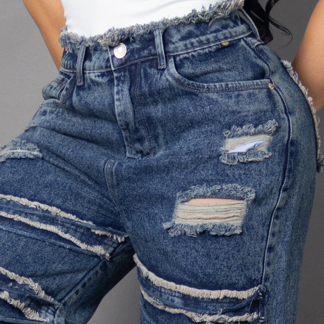 jean denim azul oscuro ref 8044