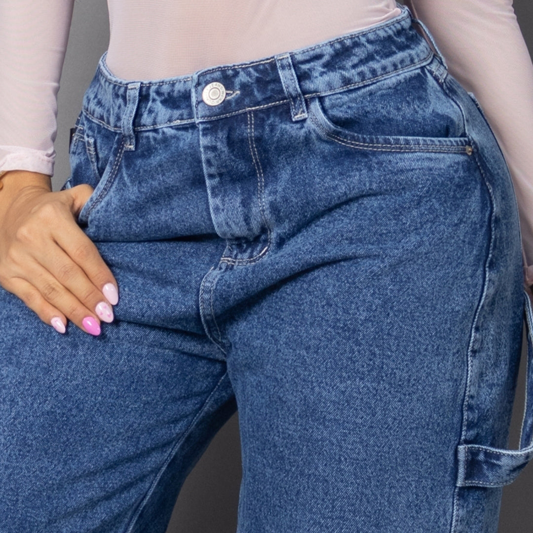 Jeans denim azul ref 8048