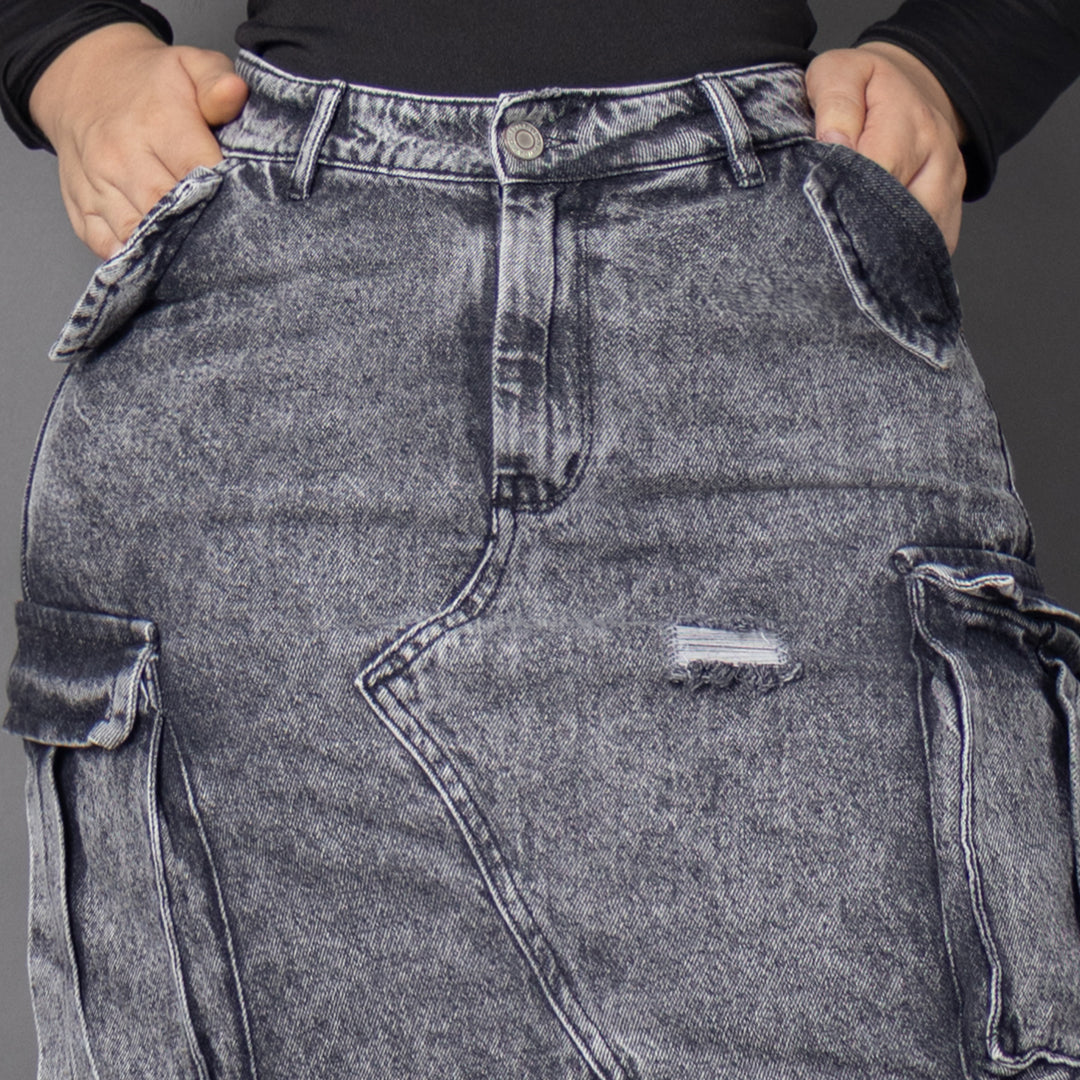Maxifalda cargo oscura ref 8036