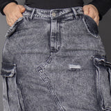 Maxifalda cargo oscura ref 8036