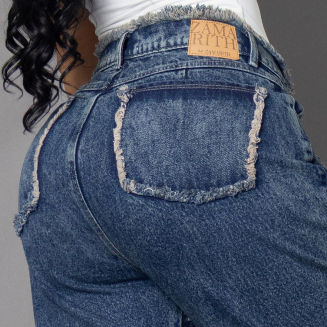 jean denim azul oscuro ref 8044