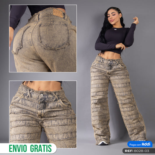 Jean Wide Leg Unravel Arena Salvaje