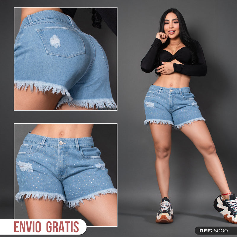 Short claro brillos ref 6000