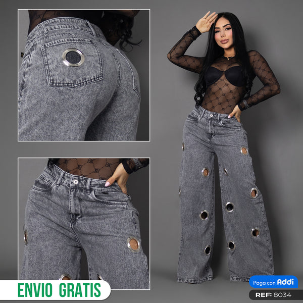 Jean wide leg humo ref 8034