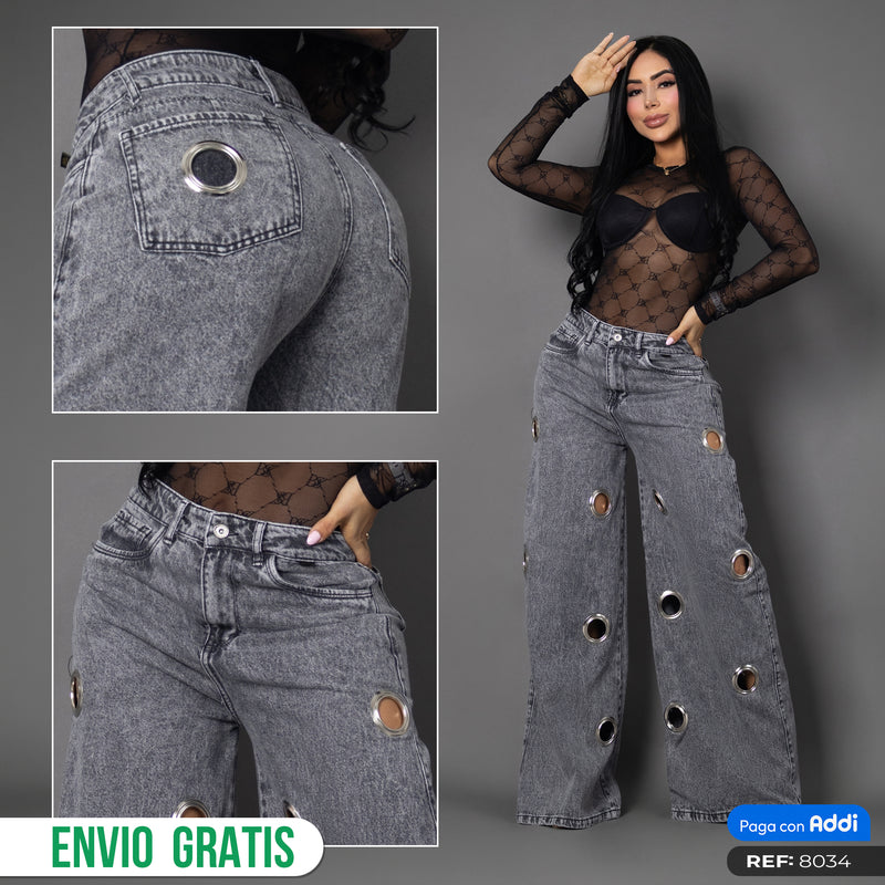 Jean wide leg humo ref 8034