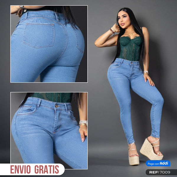 jean clasico tono claro ref 7009