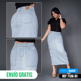 Falda cargo clara ref 7136-01